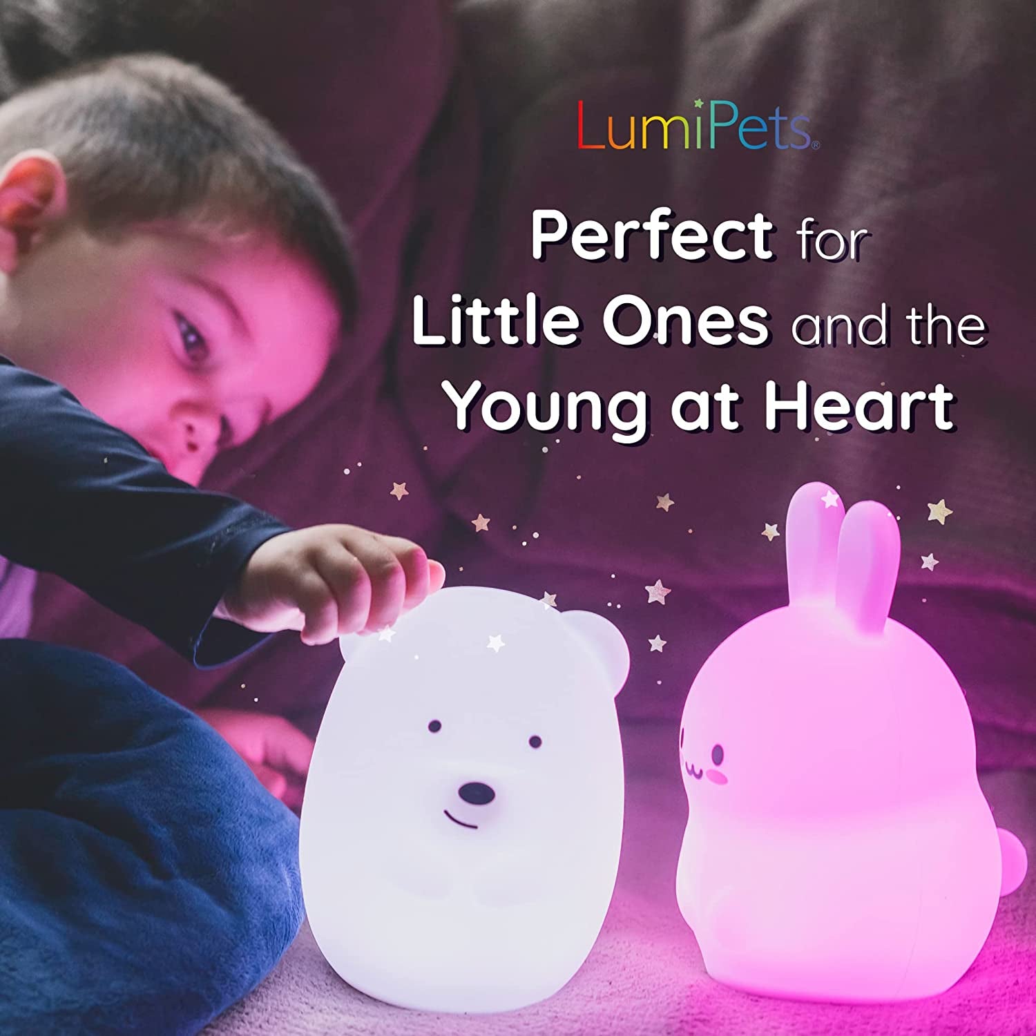 Remote Control Puppy Night Light for Children - Soft Soothing LED Nursery Lamp for Babies & Kids - Improve Sleep Quality with Adjustable Brightness & Timer